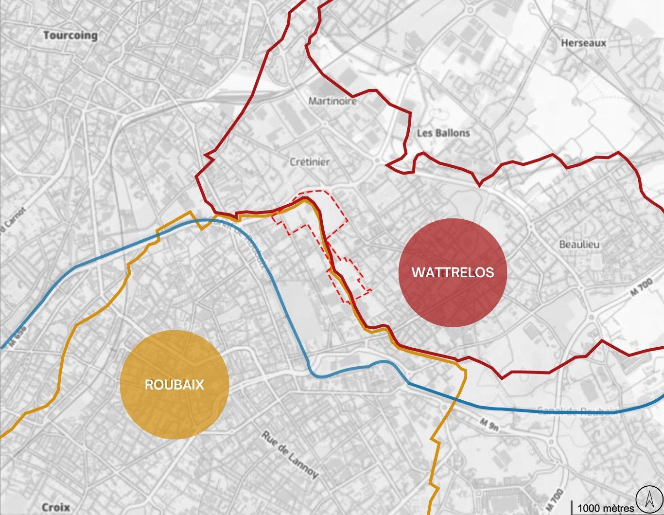 Cartographie — Localisation du site la Lainière