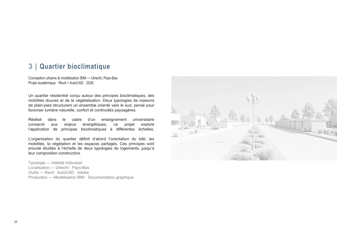 Planche 24 — 03 Quartier bioclimatique · urbadeSignpro