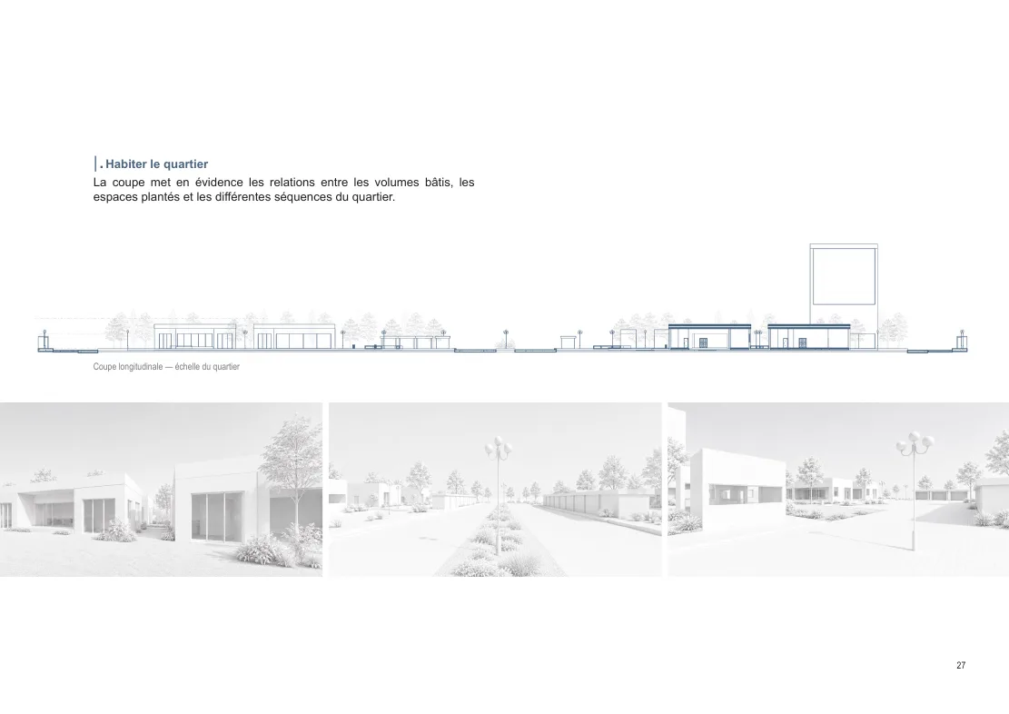 Planche 27 — 03 Quartier bioclimatique · urbadeSignpro